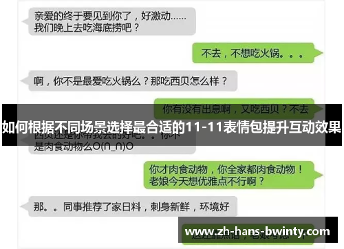 如何根据不同场景选择最合适的11-11表情包提升互动效果